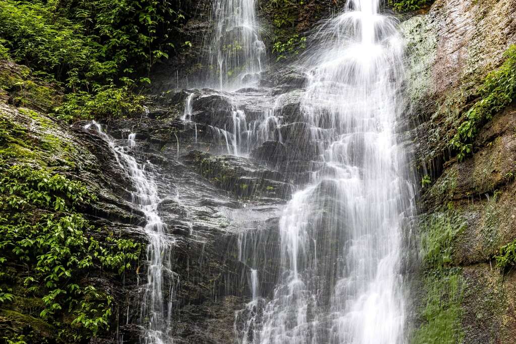 知本林道瀑布風景