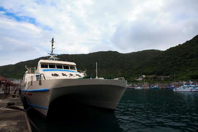 2014年11月、12月緑島往復客船の出航時間