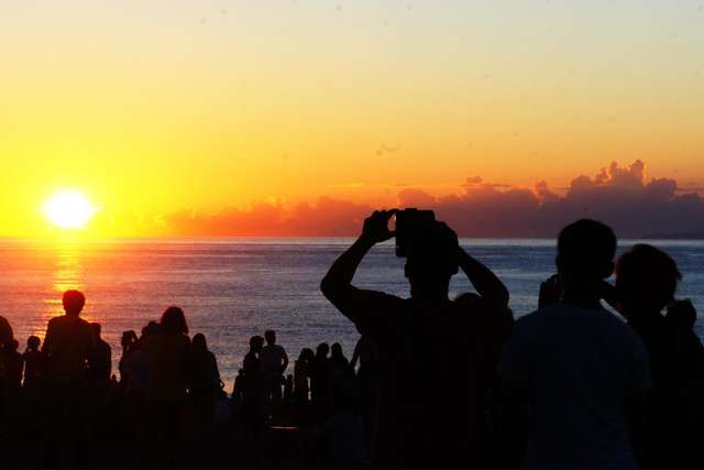 ​2017年台湾の平地で最も早いの初日の出は台東の蘭嶼が予測される