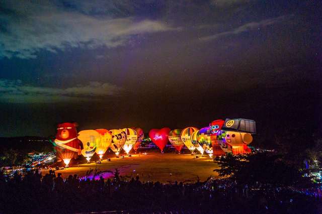 2018台湾国际热气球嘉年华热气球大集合