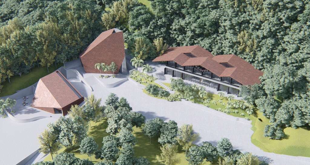 「江賢二藝術園區」示意圖