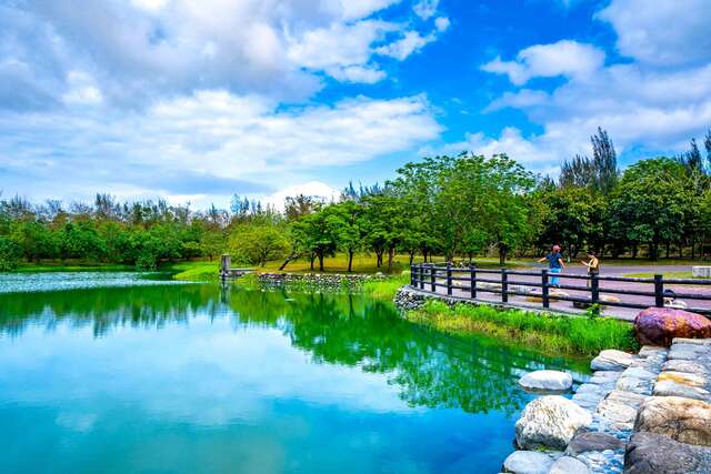 台东森林公园湖色景观