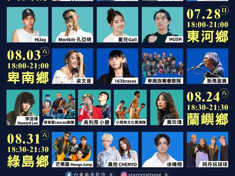 2024台東最美星空音樂會場次