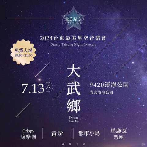 大武場次_圖片取自台東最美星空FB