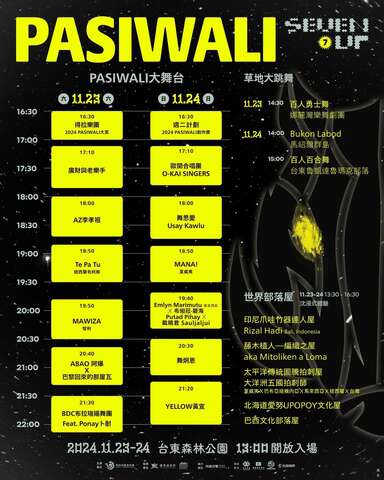 2024 Taiwan PASIWALI 原住民族國際音樂節_圖片取自臺東縣政府縣政新聞