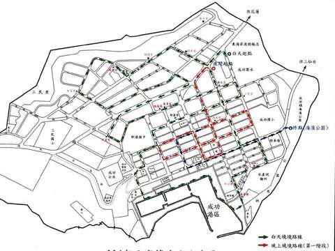 繞境路線圖_圖片取自臺東縣成功鎮公所