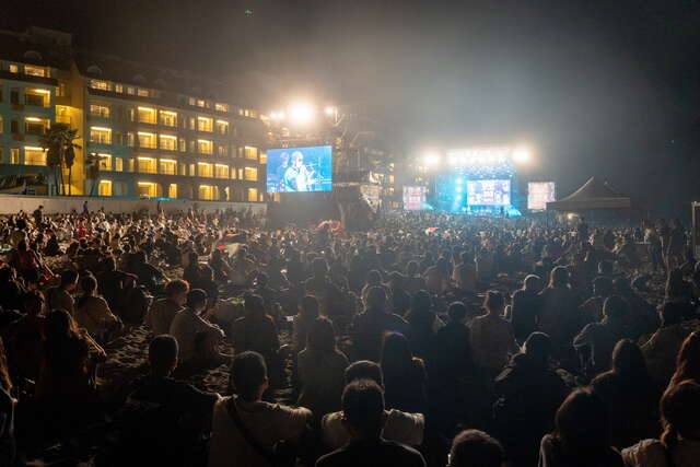 夜間有精彩的沙灘音樂會_圖片取自台東縣政府縣政新聞
