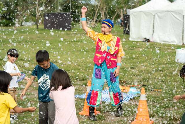 森林公园周边规划泡泡秀_图片取自台东县政新闻