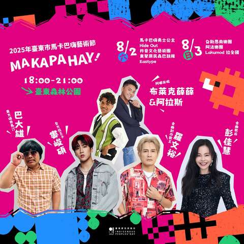 卡司陣容_圖片取自馬卡巴嗨 Makapahay Taitung FB