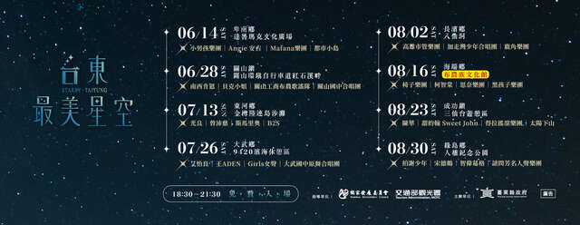 2025台東最美星空場次資訊_圖片取自台東最美星空FB