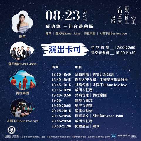 活動流程_圖片取自臺東縣政府縣政新聞