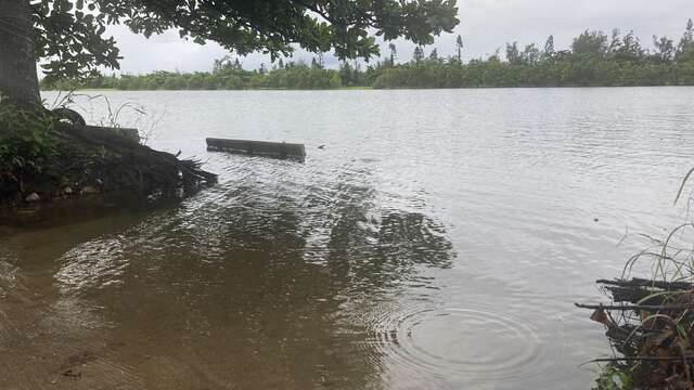連日豪雨導致活水湖水位暴漲_照片取自臺東縣政府縣政新聞