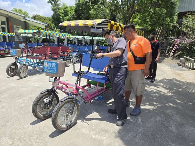 交觀處慢車檢驗_圖片取自臺東縣政府縣政新聞