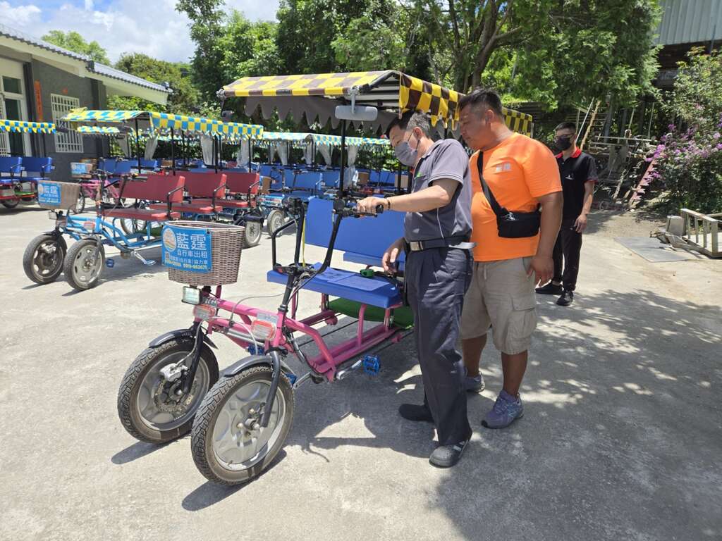 交觀處慢車檢驗_圖片取自臺東縣政府縣政新聞