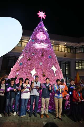 2025縣府聖誕樹點燈_圖片取自臺東縣政府縣政新聞