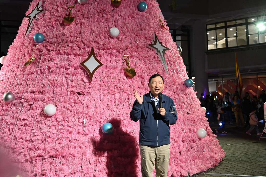 副縣長王志輝向大家送上真摯的聖誕祝福_圖片取自臺東縣政府縣政新聞