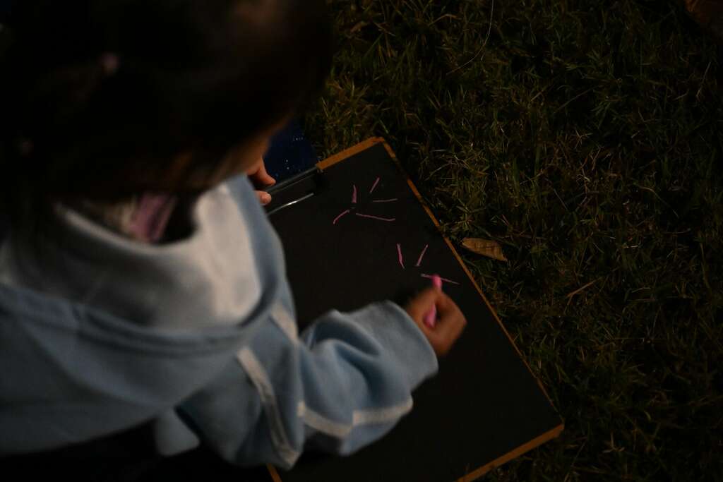 孩子的创作将被转化为台东最美星空主视觉元素之一_图片取自台东县政府县政新闻