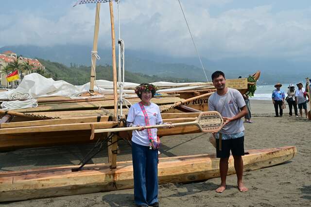 船槳展示_圖片取自臺東縣政府縣政新聞