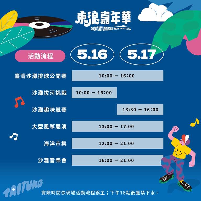 活动流程_图片取自东浪嘉年华 FB