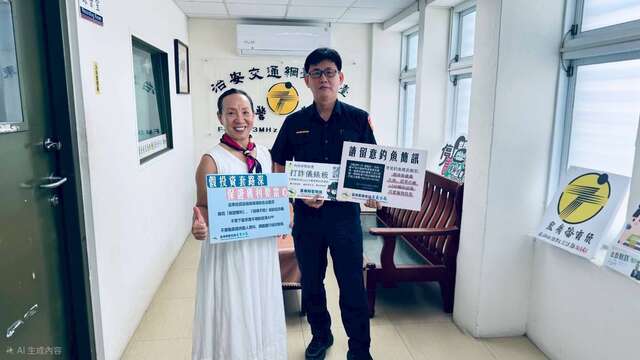 防詐騙標語_圖片來源臺東縣政府縣政新聞