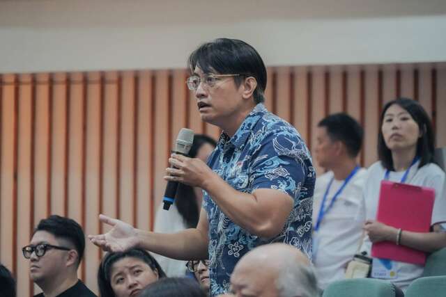 東博慢經濟區域論壇發言_圖片來源台東縣政府縣政新聞