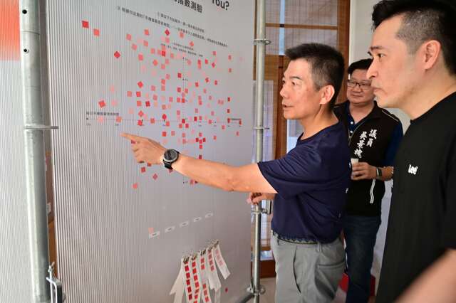 觀看靈感展板_圖片來源台東縣政府縣政新聞